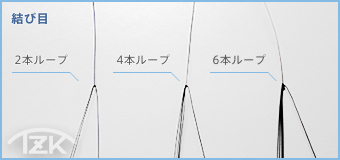 TZK増毛の結び目